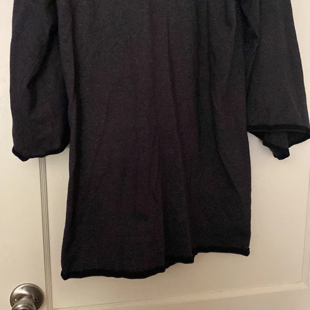 Joan vass gray cardigan size: M